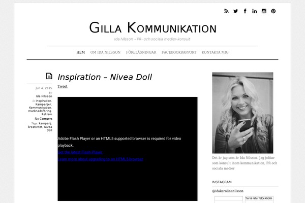 Elemin theme site design template sample