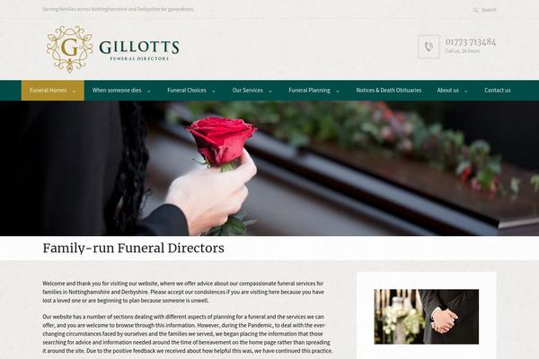 Blessing theme site design template sample