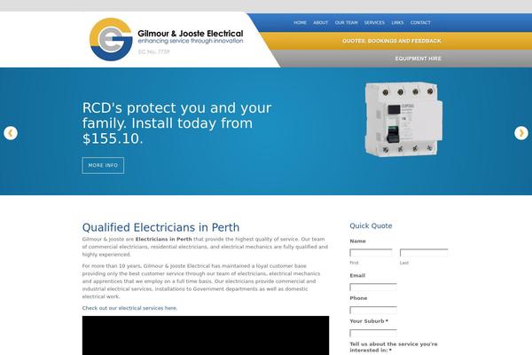 Site using Arconix Flexslider plugin