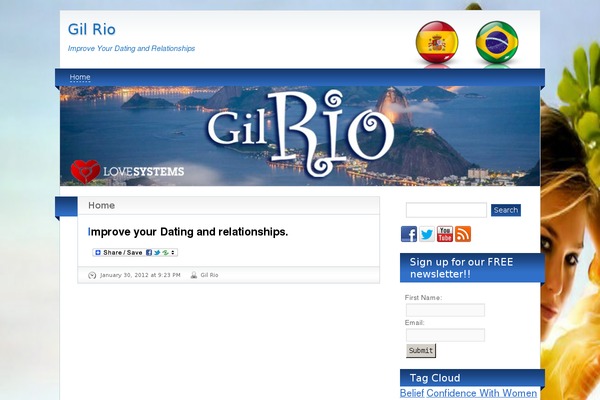 BlogoLife theme site design template sample