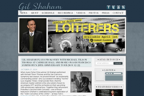 gilshaham.com site used Gil