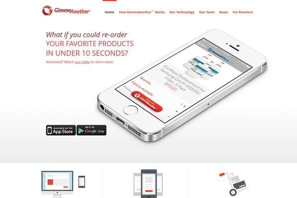 Flat theme site design template sample