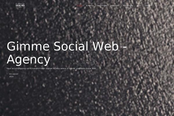 Crexis theme site design template sample