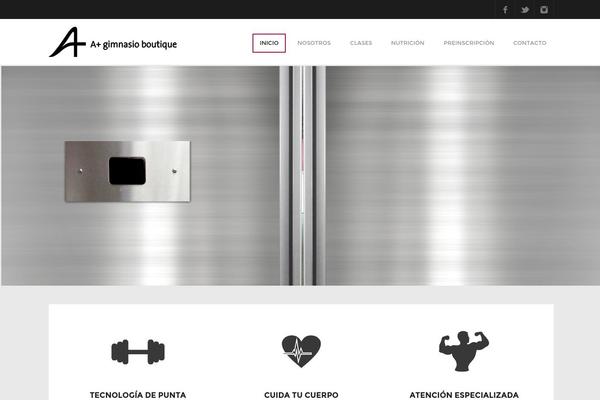 Fitness theme site design template sample