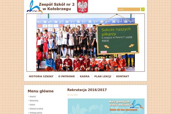EDU theme site design template sample