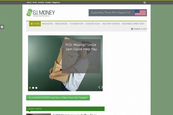 gimoney.com site used Divi-7
