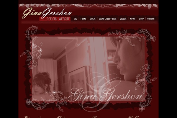 ginagershon.com site used Gina