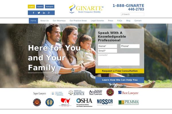 Site using WordPress Calls to Action plugin
