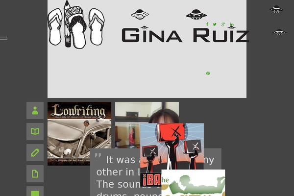 ginaruiz.com site used Ikebana