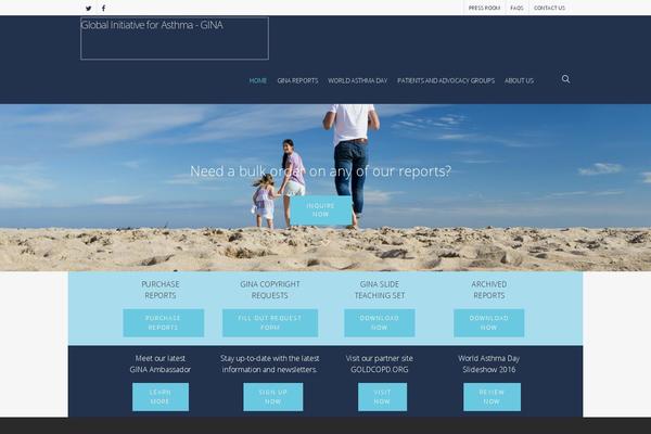 Site using Organic-customizer-widgets plugin