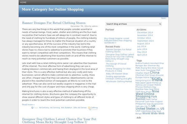 Unnamed Lite theme site design template sample