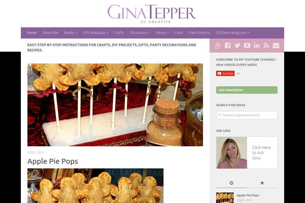 Hueman theme site design template sample