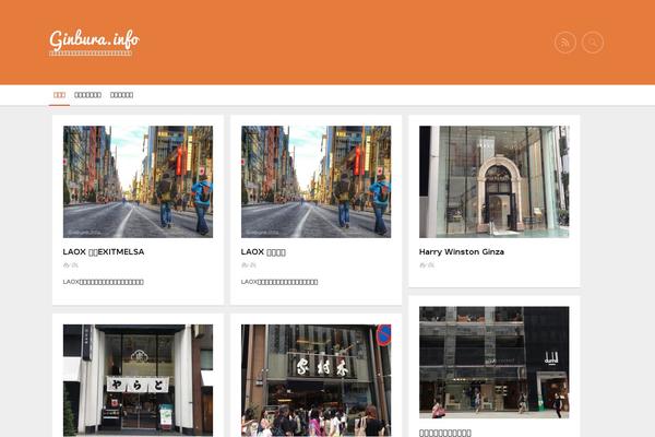Gridz theme site design template sample