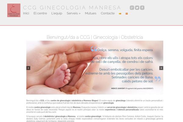 Serene theme site design template sample