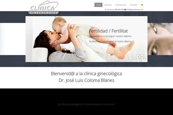 Medical Doctor theme site design template sample