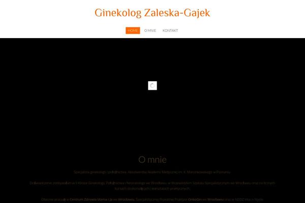 Megalith theme site design template sample