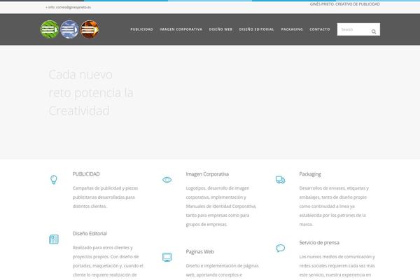 ginesprieto.es site used Themize