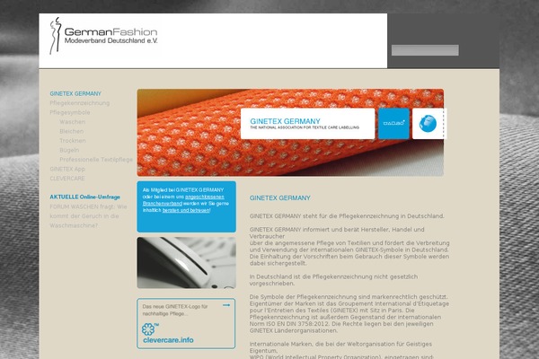 ginetex.de site used Ginetex