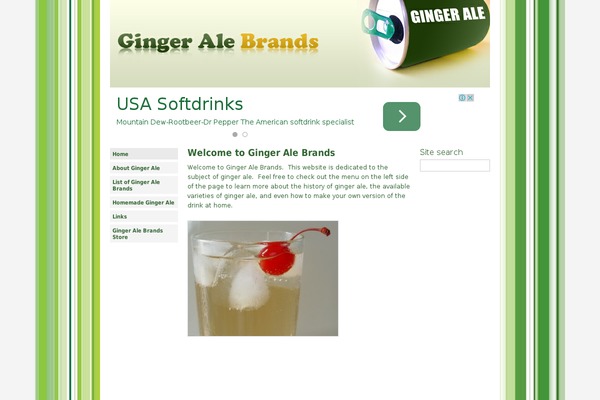 Green-theme theme site design template sample