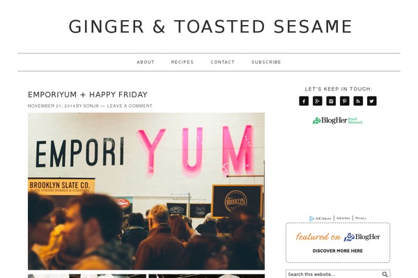 Foodie theme site design template sample