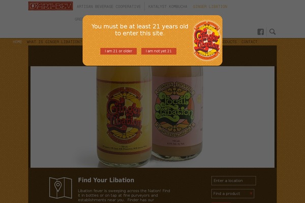 gingerlibation.com site used Artbev