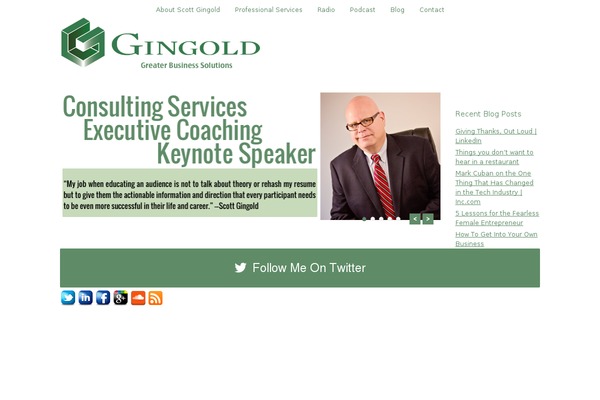 Prospect theme site design template sample