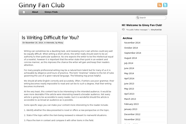 iBlog theme site design template sample
