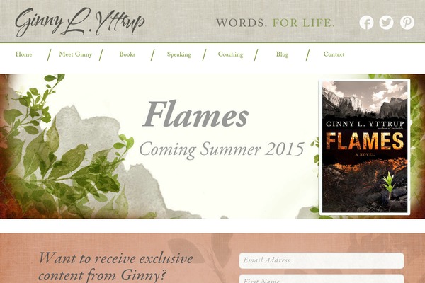 Bones theme site design template sample