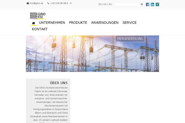 gino.de site used Al_theme