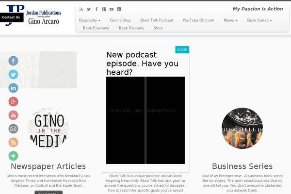 Customizr theme site design template sample
