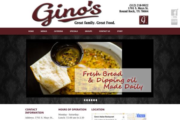 Restaurateur theme site design template sample