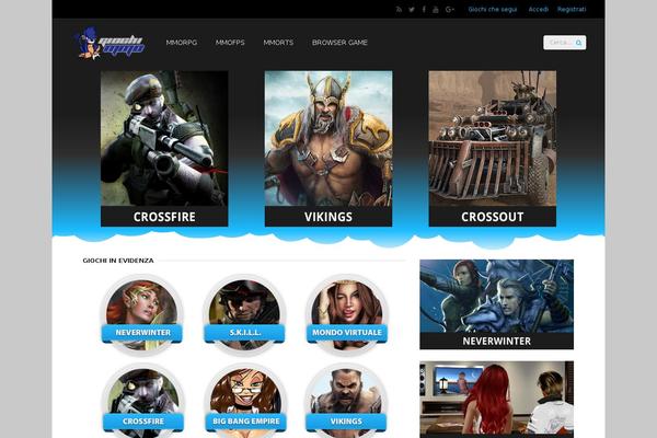 Gauge theme site design template sample