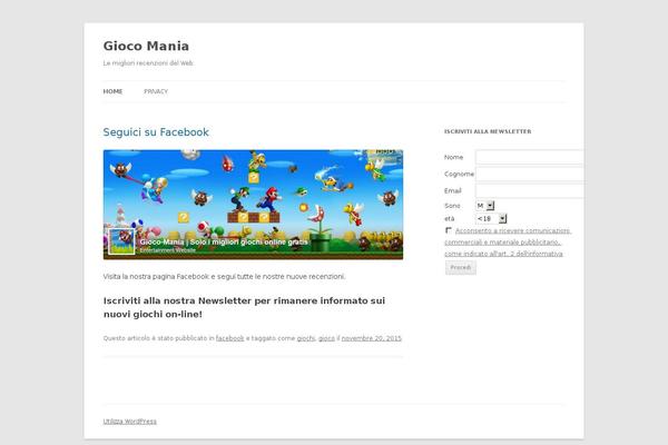 Site using Syndicate Press plugin