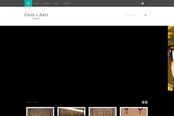 Outlet theme site design template sample