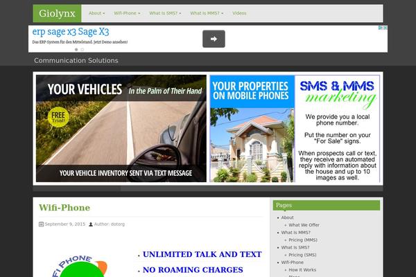 zAlive theme site design template sample