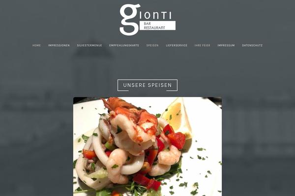 Pique theme site design template sample