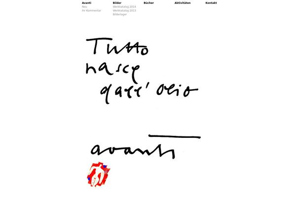 giorgioavanti.ch site used Avanti
