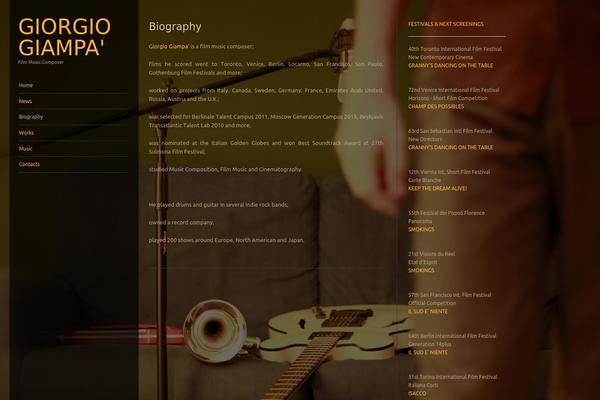 Sunspot theme site design template sample