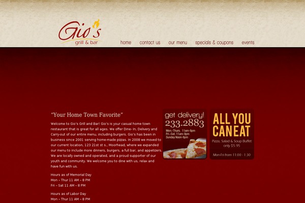 gios theme websites examples