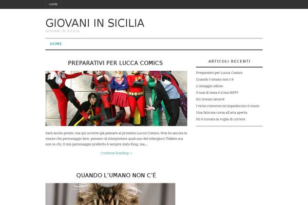 giovaninsicilia.it site used Drento