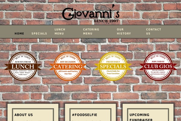 Foodie theme site design template sample