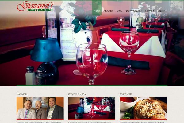 White Rock theme site design template sample