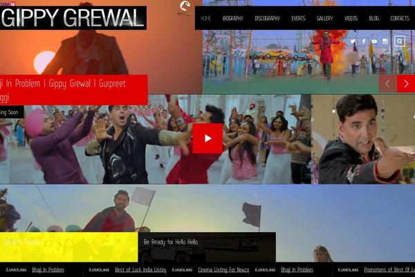 Gg theme site design template sample