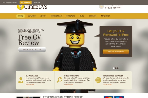 giraffecvs.co.uk site used Giraffe