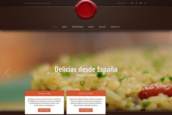 Linguini theme site design template sample