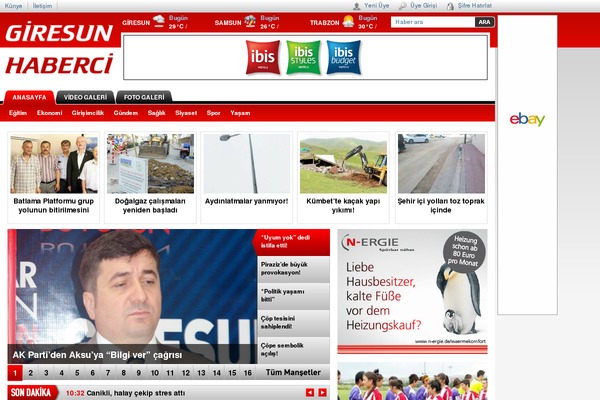Esenkadin theme site design template sample