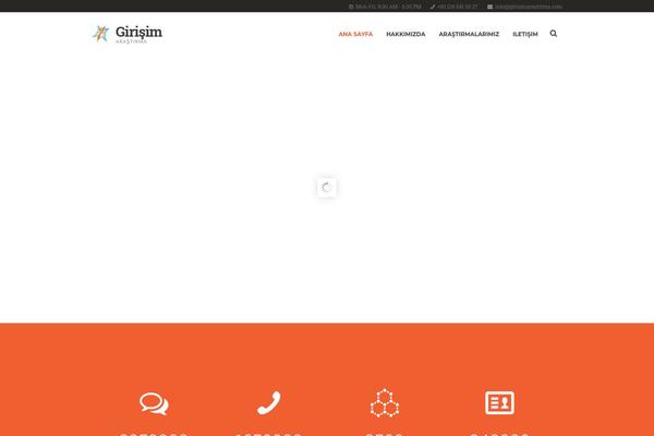 Albertino theme site design template sample