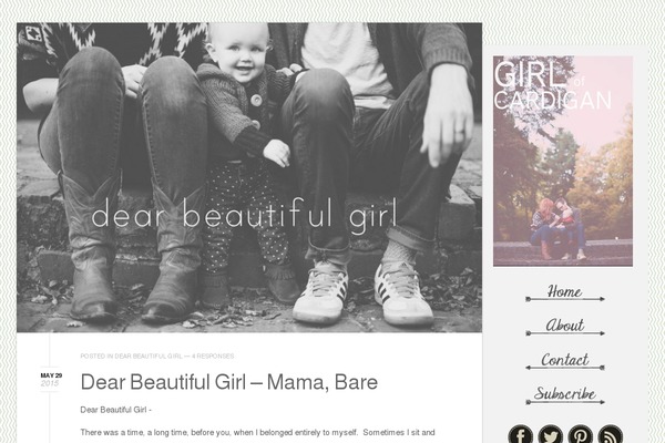 girlofcardigan.com site used Rudder