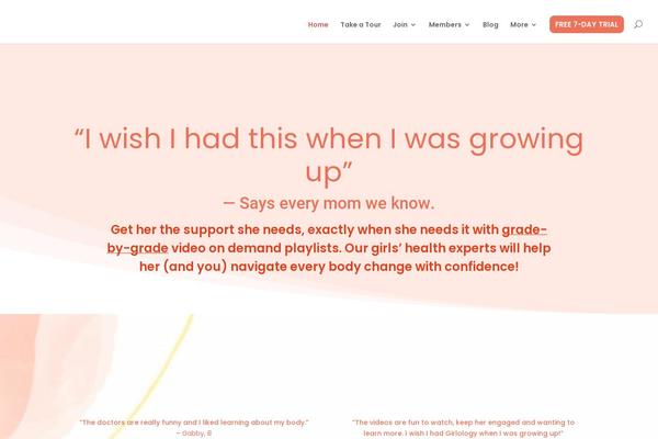 Site using Divi-overlays plugin
