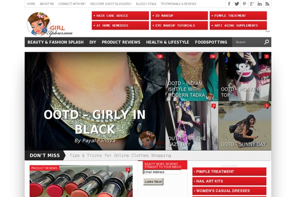 Gossipblog theme site design template sample